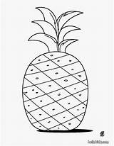 Pineapple Abacaxi Ananas Kolorowanki Pineapples Hellokids Ingrahamrobotics sketch template