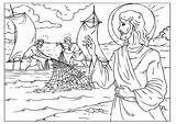 Men Fishers Coloring Pages Edupics Printable Large Craft Library Clipart Popular sketch template