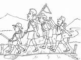 Coloriage Scouts Coloriages Metiers Partage Imprime Troupe Télécharge Gulli sketch template