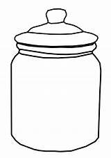 Jar Cookie Coloring Clipart Jelly Empty Jars Bean Color Pages Clip Beans Template Line Drawings Candy Cookies Activities Egyptian Templates sketch template