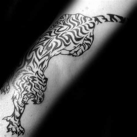 40 Tribal Tiger Tattoo Designs For Men Big Cat Ink Ideas