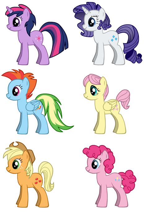 Image Ponies With Gender Switch Hair Png My Little
