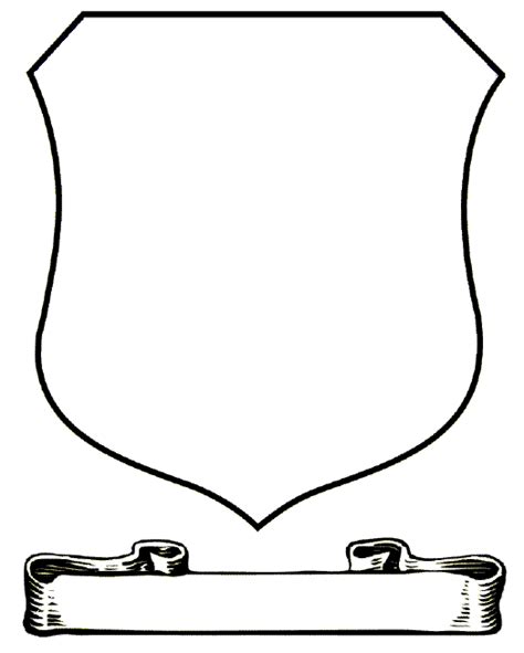 shield template clipart    clipartmag