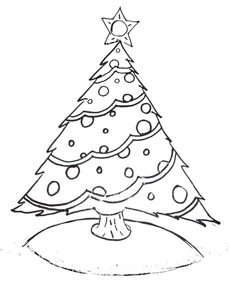 printable christmas tree  santa coloring pages kids creative chaos