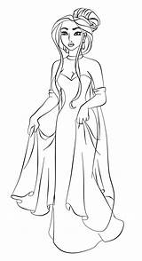 Anastasia Poca Coloring Pages Disney Lineart Deviantart Paola Tosca Princess Visit Drawings sketch template