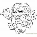 Coloring Modok Galactus Coloringpages101 Squad Hero Super Pages Show sketch template