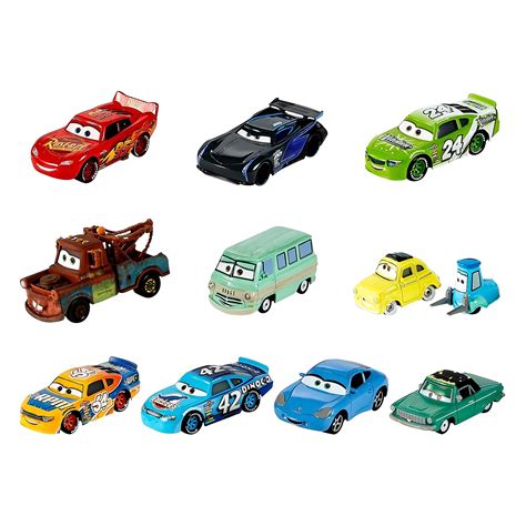buy matteldisney  pixar cars set   die cast mini racers vehicles