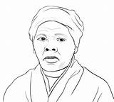 Harriet Tubman Fiver Library sketch template