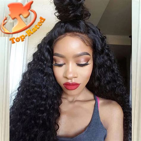 front lace wig brazilian loose wave lace front human hair wigs wavy