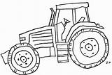 Tractor Deere John Coloring Pages Tractors Drawing Kids Easy Print sketch template