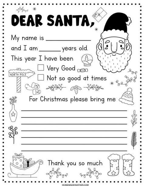 letters  santa printables  stamps homemade heather