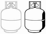 Propane Clipart Tank Clip Cylinder Vector Cliparts Anyway Bottle Clipground Library Gif Find Never Need Just Getdrawings sketch template