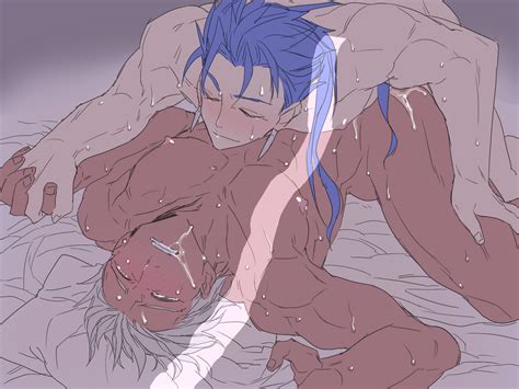 Rule 34 Anal Archer Fate Blush Cu Chulainn Fate Cum Dark Skinned