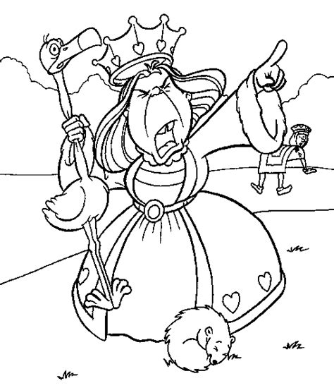 alice  wonderland coloring pages