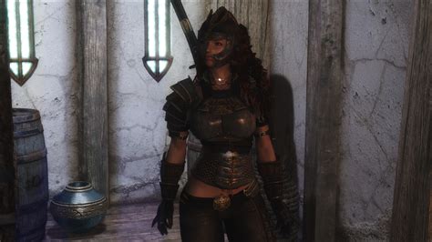 female blades light armor at skyrim nexus mods and community