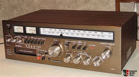 gorgeous vintage panasonic ra  fm stereo receiver   track photo  canuck
