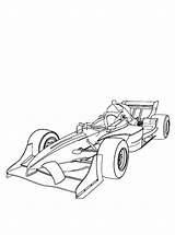 F1 Racecar Kleurplaat Formel Formule Malvorlage Ausmalbild sketch template