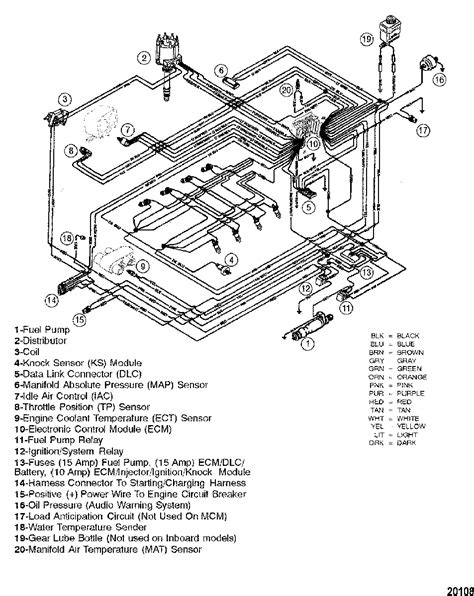 mercruiser thunderbolt  ignition wiring diagram