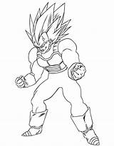 Vegeta Coloring Pages Dragon Ball Library Clipart Super Collection sketch template