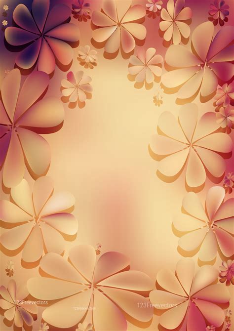 pink  brown flower background