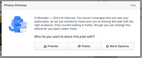 facebook s privacy checkups remind users to stop posting publicly techcrunch