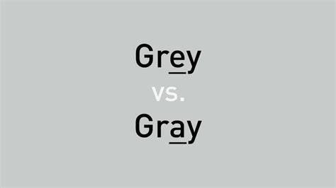 grey  gray   correct readers digest