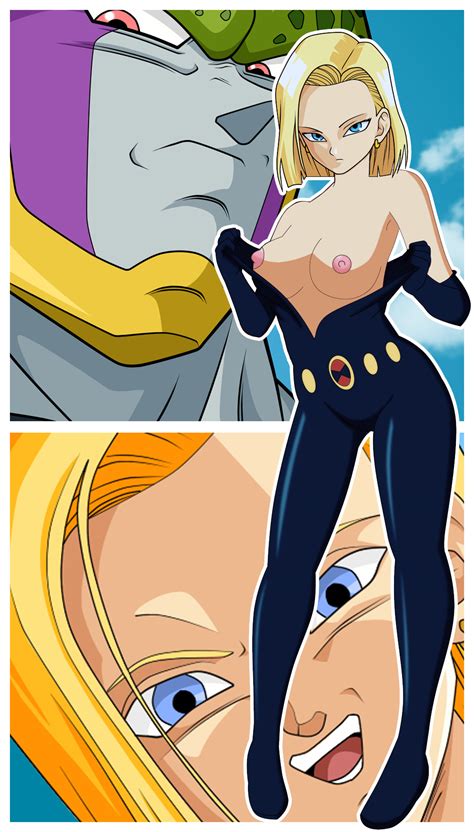 cell and android 18 dragon ball