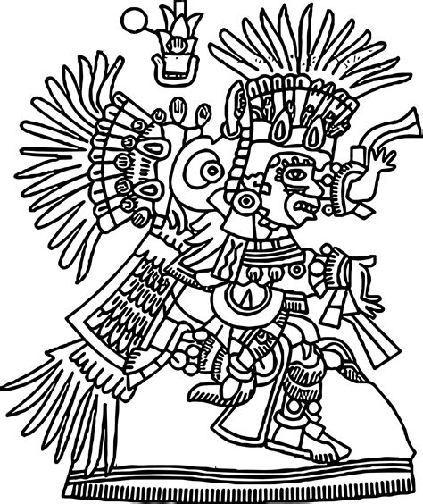 aztec coloring pages   gambrco