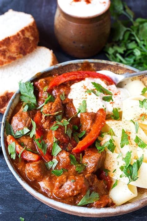 Slow Cooked Hungarian Beef Goulash Nicky S Kitchen Sanctuary