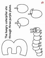 Caterpillar Raupe Nimmersatt Inspirations Entitlementtrap Printables Besuchen Juf Florine sketch template