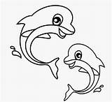 Coloring Pages Kids Dolphin Twin sketch template