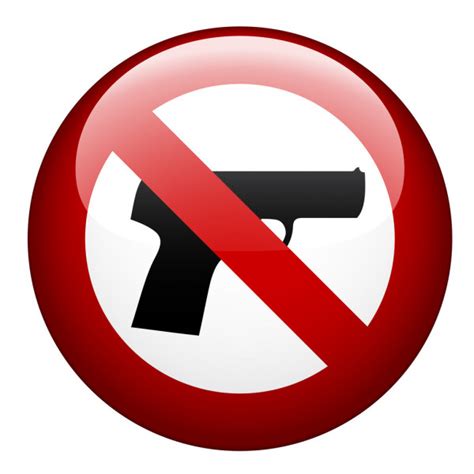 teken verboden wapens — stockvector © elena3567 166508036