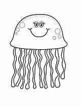 Jelly Jellyfish Designlooter sketch template