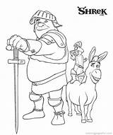 Coloring Shrek Pages Printable Kids Fun Popular Library Clipart Coloringhome sketch template