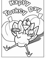 Coloring Pages Turkey Thanksgiving Printable Sheets Color Kids Colouring Print Happy Printables Disney Turkeys Preschoolers Activities Children Funny sketch template