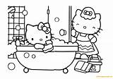 Coloring Pages Hello Kitty Bathroom Mom Online Color Popular sketch template