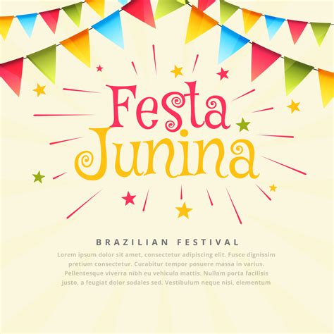 festa junina brazil festival holiday background   vector