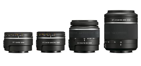 sony unveils   lenses digital photography review