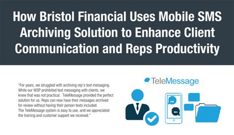 bristol financial  mobile sms archiving solution
