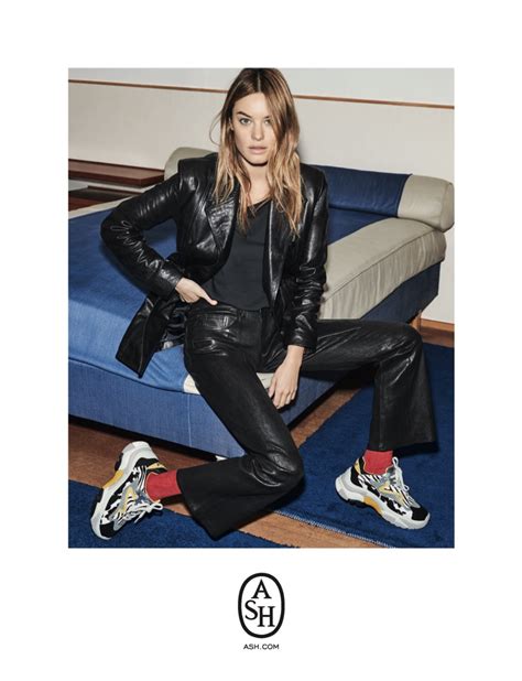 ash fall winter 2018 ad campaign camille rowe