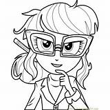 Coloring Pages Human Pony Little Glimmer Starlight Sparkle Twilight Friendship Magic Coloringpages101 sketch template