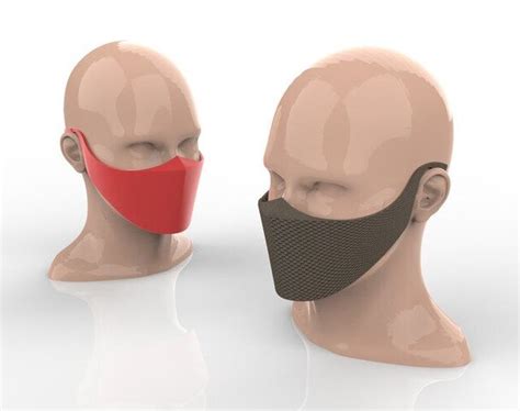 Face Mask Design Download Free 3d Model By Emmanuel W Cad Crowd