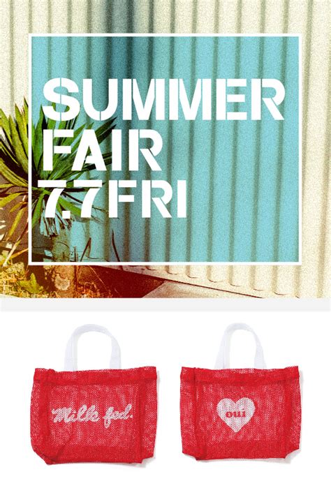 Summer Fair♡ Milkfed Official Site （ミルクフェド オフィシャルサイト）