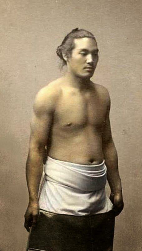 the beautiful sumo wrestler 1880 Япония История