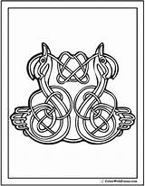 Celtic Coloring Animals Knot Pages Colorwithfuzzy Swan Swans Tying Animal Designs Irish Printable Sheets Scottish String Re These Look They sketch template