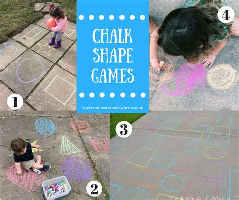 chalk activities  summer learning babies  bookworms
