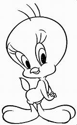 Tweety Looney Tunes Bird Ausmalbilder Malvorlagen Auswählen Zeichenvorlagen sketch template