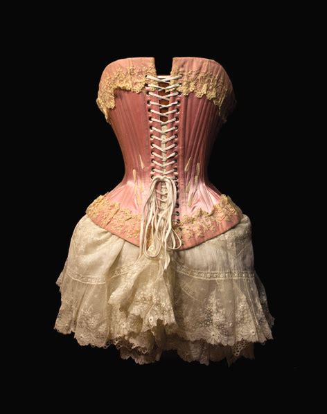 this is a victorian corset which was used to create the