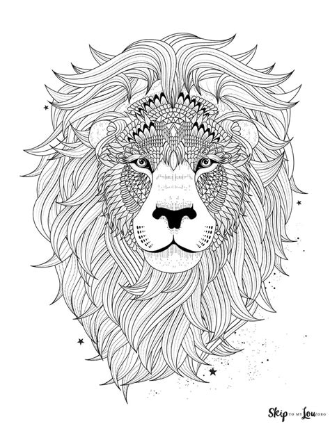 lion coloring pages skip   lou
