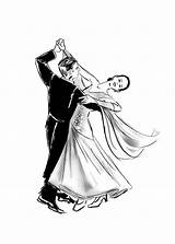 Ballroom Dancing Drawing Getdrawings sketch template
